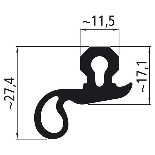 Gummitätning, rulle 50 m