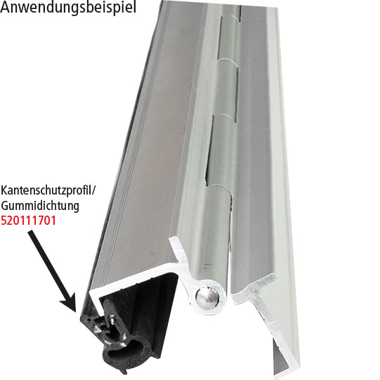 Kantskyddsprofil, rulle 50 m, klämområde 1–3 mm