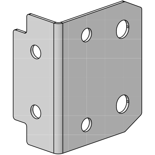 Frame corner for floor frame 641136
