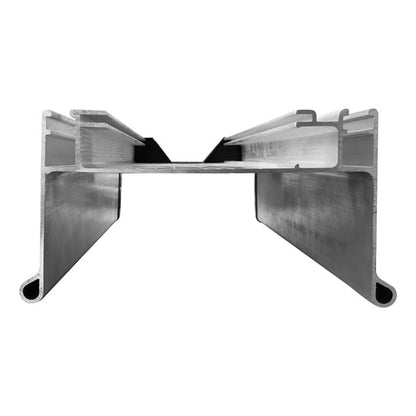 Aluminum lighting carrier, unmachined, bright pressed