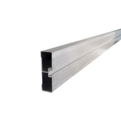 Sideguard for lateral protection, 8000 mm, aluminium, not anodised/raw, 1,053kg/m