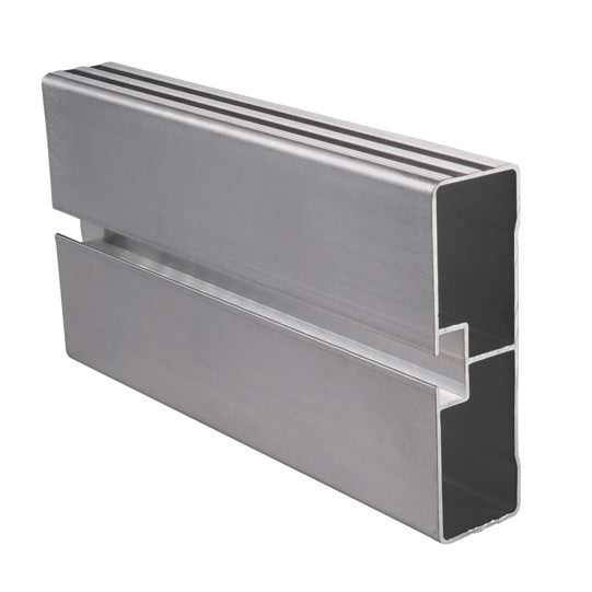 Sideguard for lateral protection, 8000 mm, aluminium, not anodised/raw, 1,053kg/m