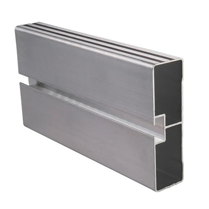 Sideguard for lateral protection, 8000 mm, aluminium, not anodised/raw, 1,053kg/m