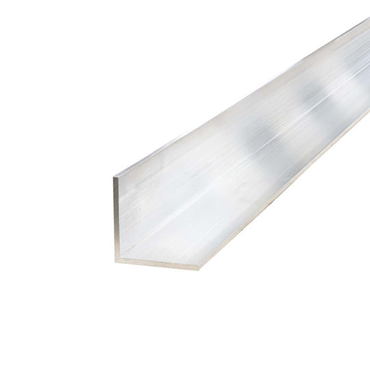 Alumiinikulmaprofiili 30 x 30 x 2 mm, jyrsitty viimeistely