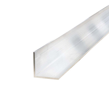 Alumiinikulmaprofiili 30 x 30 x 2 mm, jyrsitty viimeistely