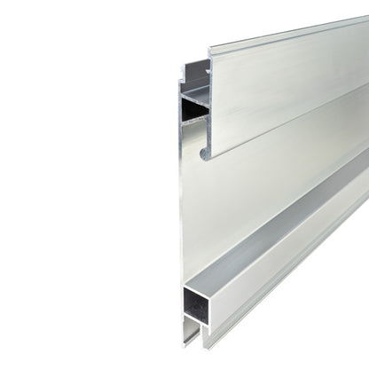 Aluminium 25 mm SL, 200 mm centre section, tarpaulin tensioning