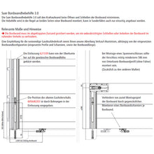 Aluminium 25 mm edging f. BWH3.0, bR aluminium