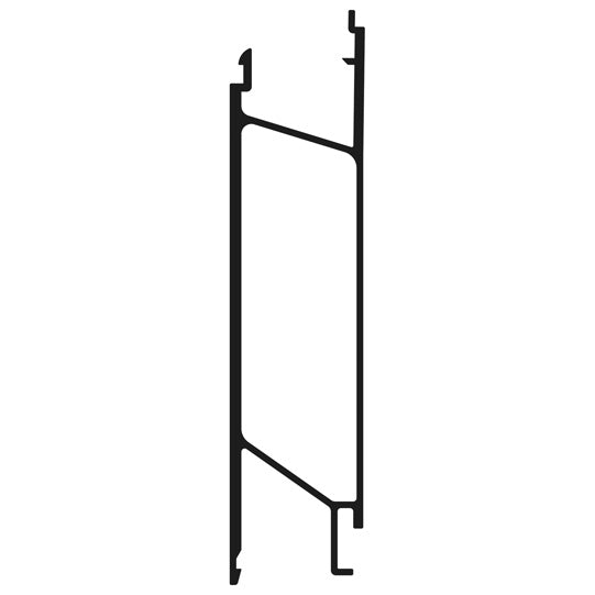 40 mm aluminum SL, 150 mm middle section, mill finish