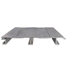 Aluminum floor profile 224.7mm, corrugated, 30mm thick