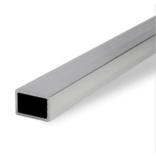 Aluminum rectangular tube 40x25x2 mm, mill finish