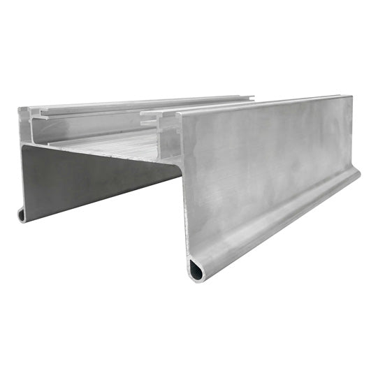 aluminum-lighting support, unmachined, anodised