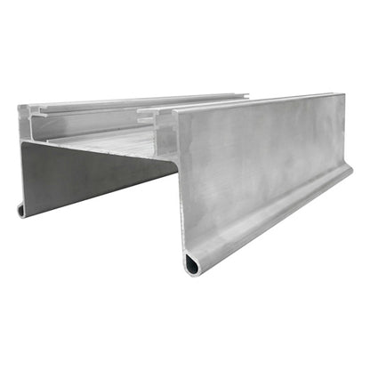 aluminum-lighting support, unmachined, anodised