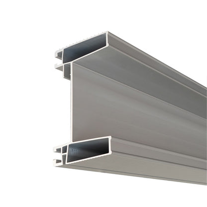 Aluminium underride guard 564040, anodised, unmachined, 4850 mm