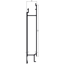 Aluminium 30 mm SL, 150 mm middle section, anodized