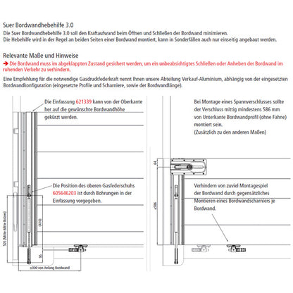 Alumiininen 25 reunalista f. BWH3.0, anodisoitu