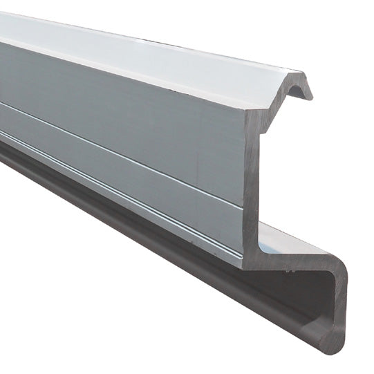 Kombinerad stötskyddslampa i aluminium, anodiserad