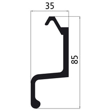 Aluminium combi impact protection light ver., anodised