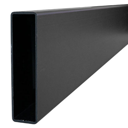 Aluminium 25 mm insertion plate, 100 mm, black anodized