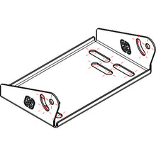 ASPL brkt for cross member mnt (641124) f. Mudguard brkt