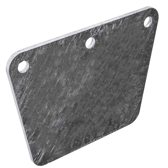 Push plate for steel subframe