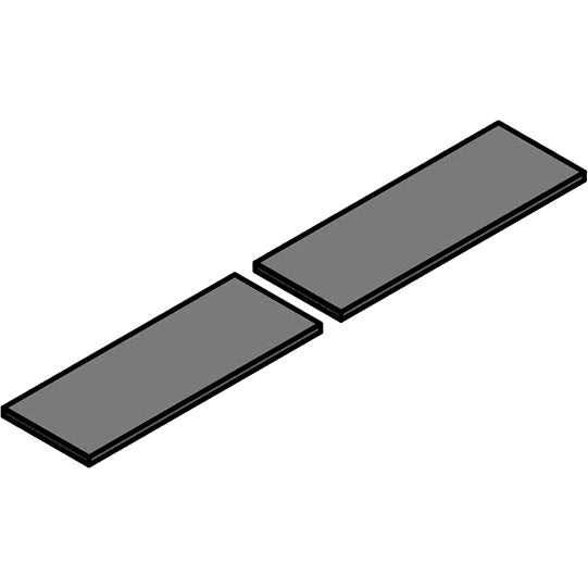 Plastmattunderlägg, 2300x25x2 mm