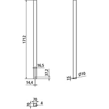 MultiStick 70, 1600 mm, steel microZINQ5