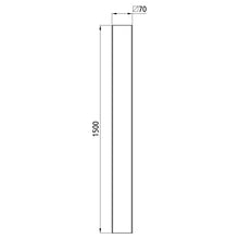 MultiFixx plug-in pillar 70-1500, steel, galvanized, SSP3