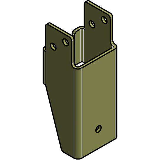 SSP3 Fäste för lämstopp, aluminium-magnesiumlegering