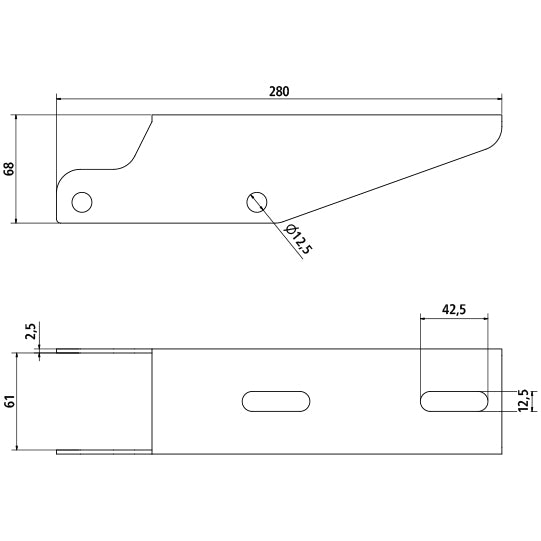 SSP3 mnt side collision protection aluminum-magnesium alloyed