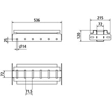 MultiFixx longitudinal crossbar SSP3, steel microZINQ® 5
