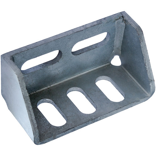 SSP3 screw-on bracket 58 mm, hot-dip galvanized steel