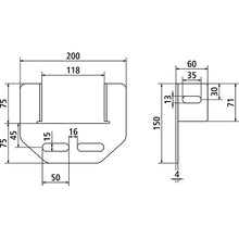 MultiFixx screw-on bracket for HR-QTMF, for crossbar, SSP3