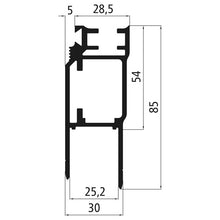 Edging dropside lifting aid 2.0 right, anodized