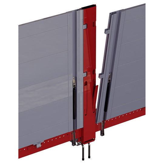 Edging dropside lifting aid 3.0,left,anodized,milled,1215 mm