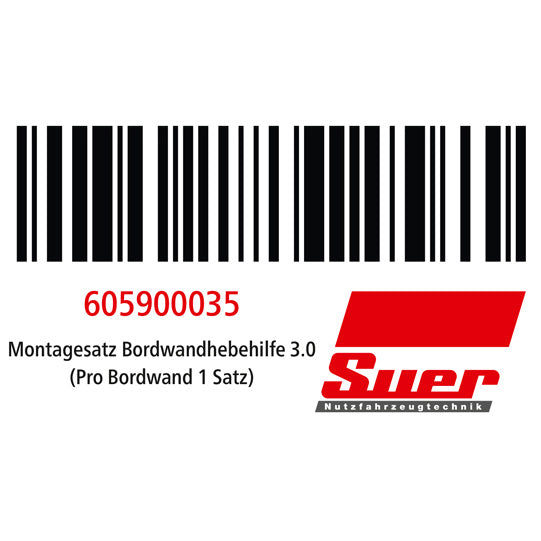 Sticker for 605900035 mounting kit