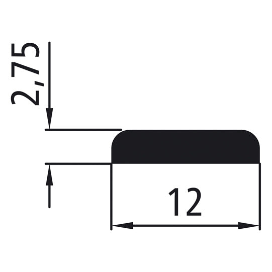Polyamidremsa, längd 2020 mm