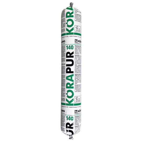 Körapur 140, adhesive and sealant, color black, 600 ml
