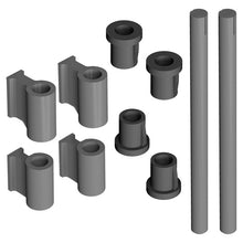 Weld-on fixing set for double-joint hinge