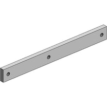 Threaded plate M8 galv., long, w/ accessories, for PWP Boxer