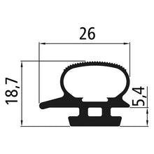 Rubber seal PWP 2 219 501, 12 m roll