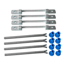 Set of door hinges 8 joints