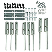 Defender-sats gångjärnsfäste för 4 gångjärnslänkar