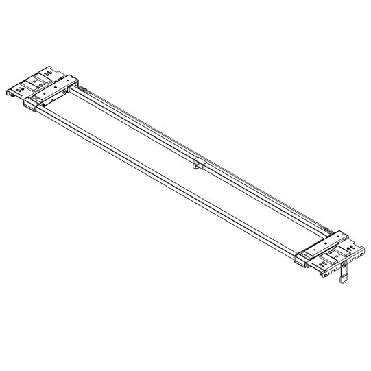 Sesam end carriage complete, for canopy outer width 2550 mm