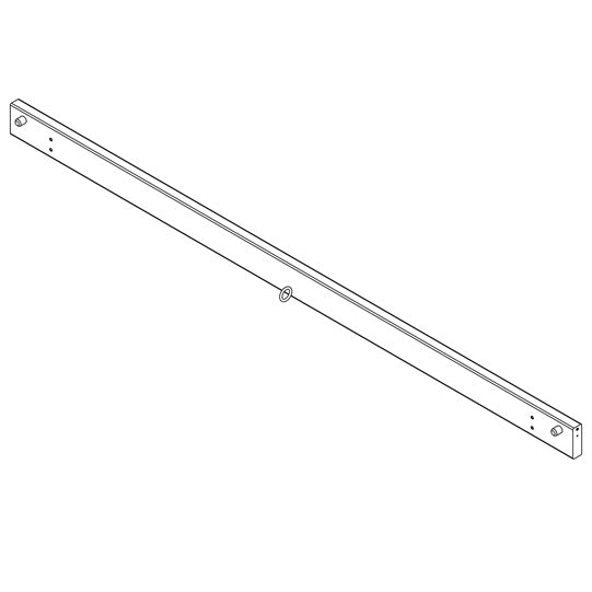 Sesam end beam/gantry beam, crossbeam 120x40 mm, length 2530 mm