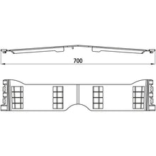 Sesam-liitos, pituus 700 mm, muovia