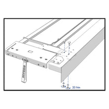 Sesam Gantry-palkki BG, 130 x 2550 mm