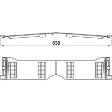 Sesame joint, length 650 mm, 3 degrees, TIR