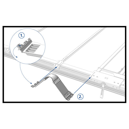 Sesame joint, length 650 mm, 3 degrees, TIR
