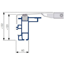 Sesam fixed roof bows BG 2550 bolted