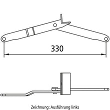 Edscha compensation joint, R, nominal len. 330 mm, DN 0 mm